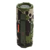 JBL Flip 7 portable Bluetooth speaker in Squad, back view with PushLock mount and USB-C port