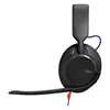 JBL Quantum 250 wired gaming headset in Black, left side view with the boom mic and cable