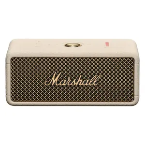 Marshall Emberton III portable Bluetooth speaker in Cream, front view