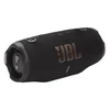 JBL Charge 6 portable Bluetooth speaker in Black, angled front view