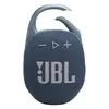 JBL Clip 5 portable Bluetooth speaker in Blue, carabiner open