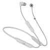 boAt Rockerz Trinity wireless neckband earphones in Kutch White, full neckband with the earbuds and the 3-button remote