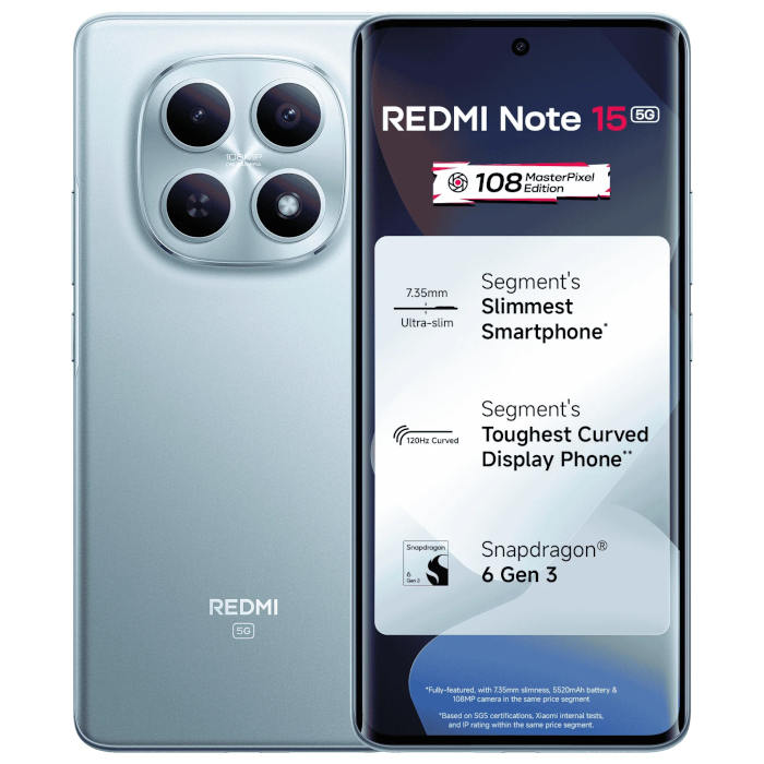 Redmi Note 15 5G, 8/128GB Glacier Blue