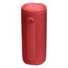 JBL Grip portable Bluetooth speaker in Red, back view with rope loop and light panel