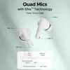 boAt Airdopes 161 ANC true wireless earbuds in White, both earbuds, four microphones with ENx