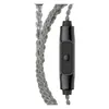 Sennheiser MMCX microphone cable for IE series earphones in Grey, in-line microphone and call button