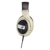 Sennheiser HD 599 open-back headphones in Ivory, ear cup from the side