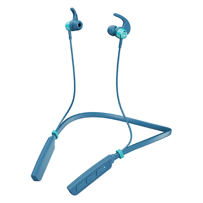 boAt Rockerz 238 Pro wireless neckband earphones in Furious Blue, full neckband with the integrated remote and earbuds